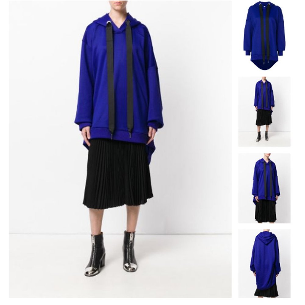 Marques'Almeida oversized hoodie XS NWOT